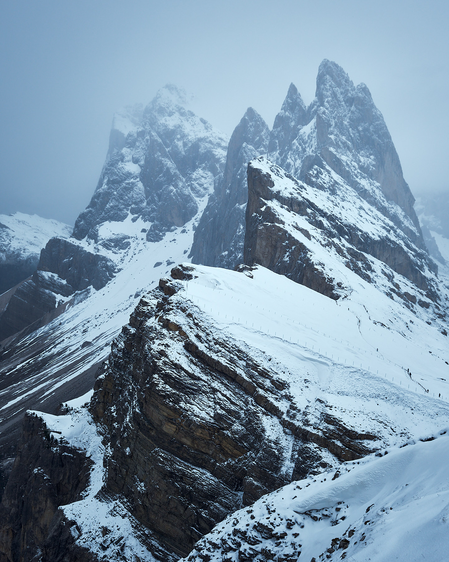 The Seceda ridgeline.